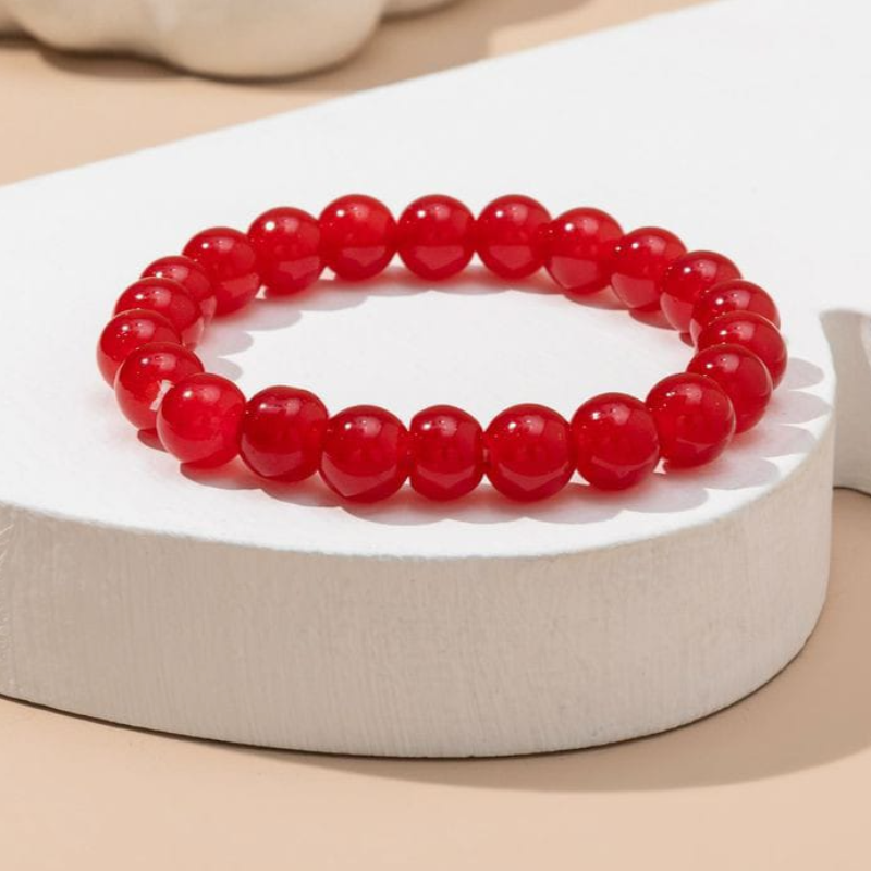 Red Glass Bracelet  Main Image